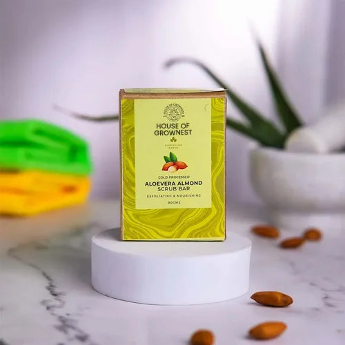 Aloe vera & Almond Scrub Bar