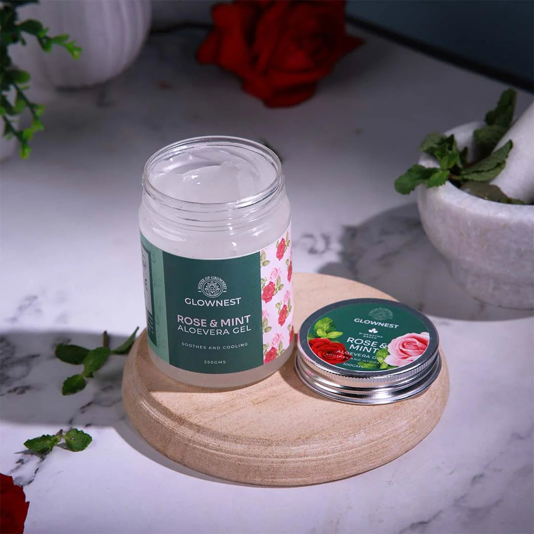 Aloe Vera Gel - Rose & Mint