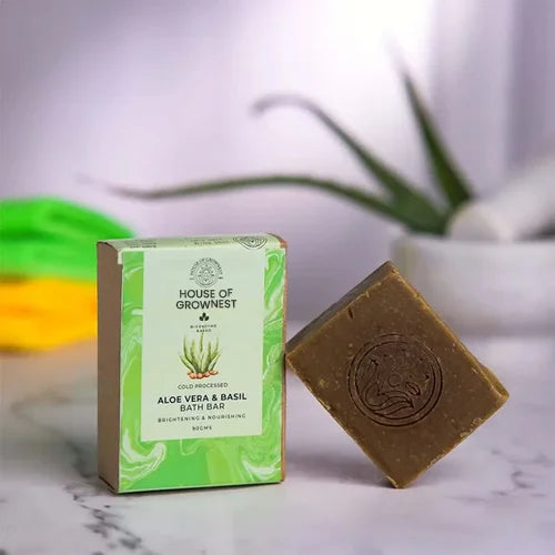 Aloe vera & Basil Bath Bar