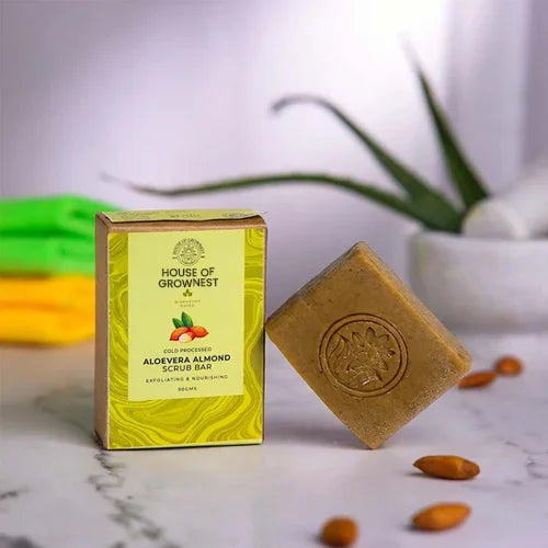 Aloe vera & Almond Scrub Bar