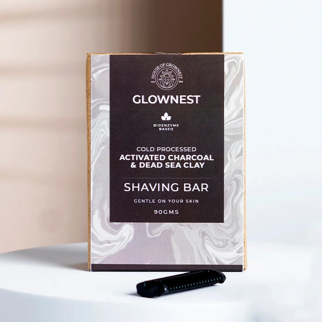 Activated Charcoal and Dead Sea Clay Shaving Bar