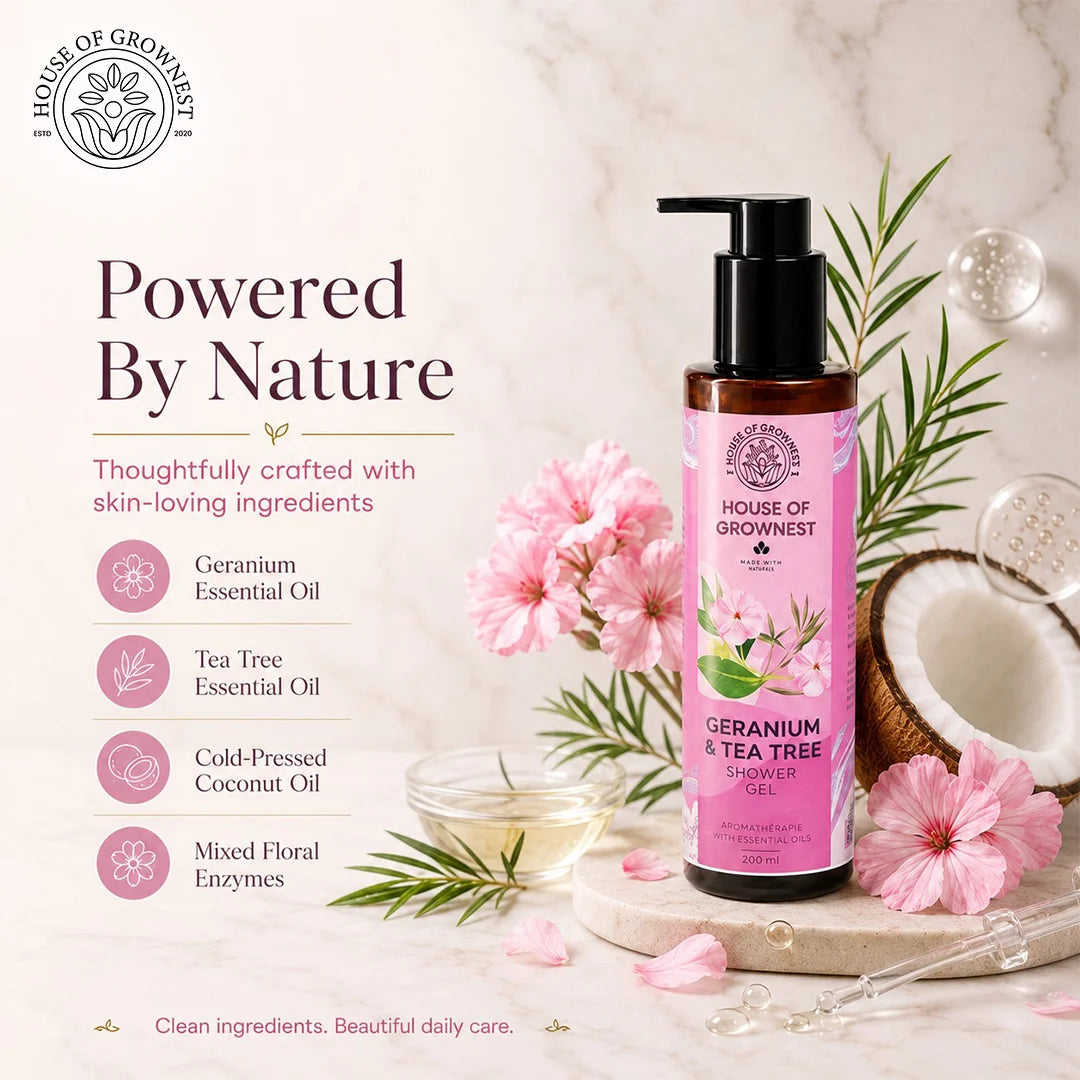 Geranium & Tea Tree Shower Gel