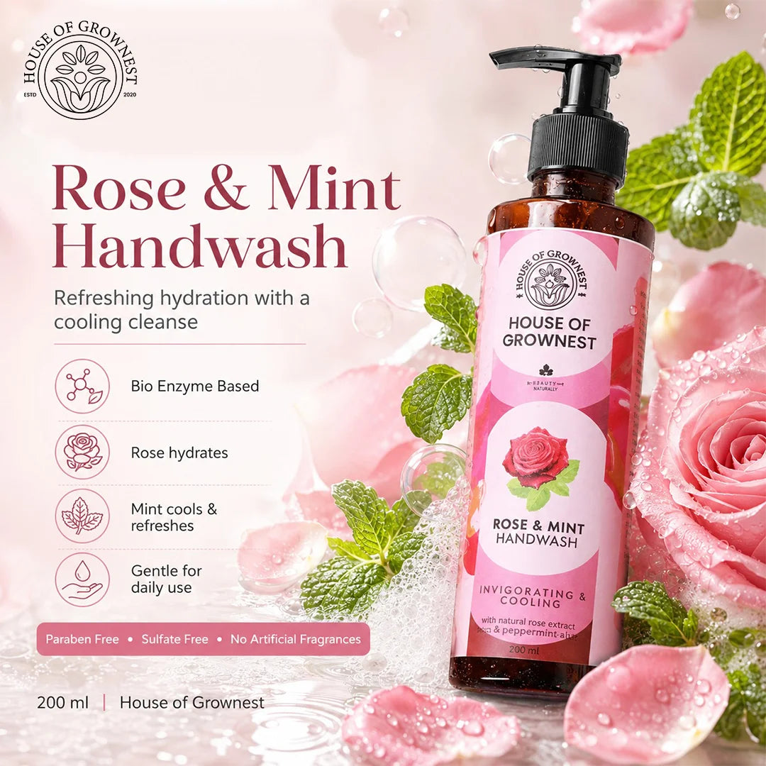 Rose & Mint- Handwash