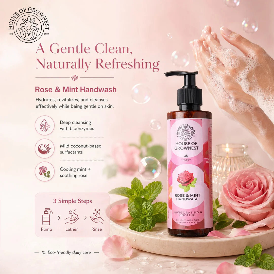 Rose & Mint- Handwash