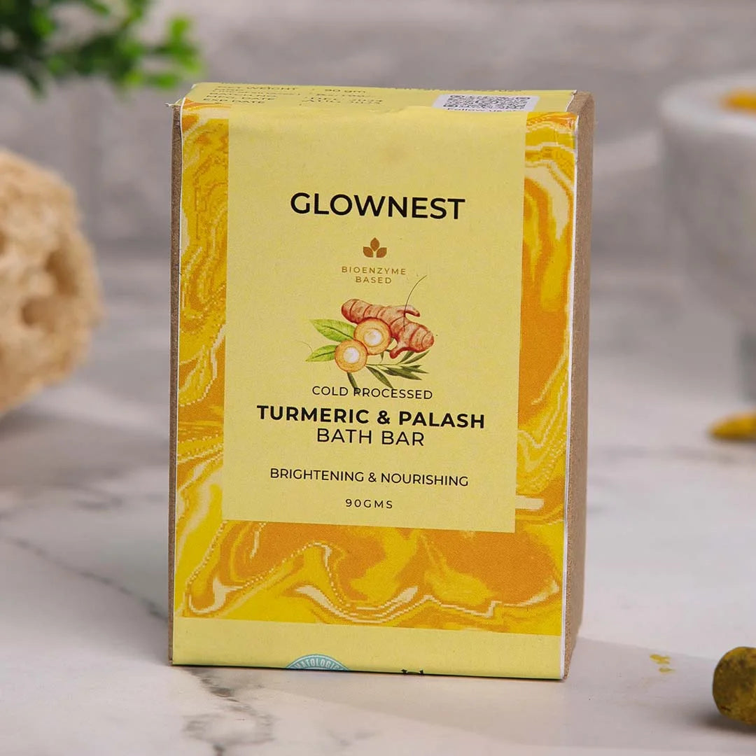 Bioenzyme Based Cold Pressed- Turmeric Palash Bath Bar