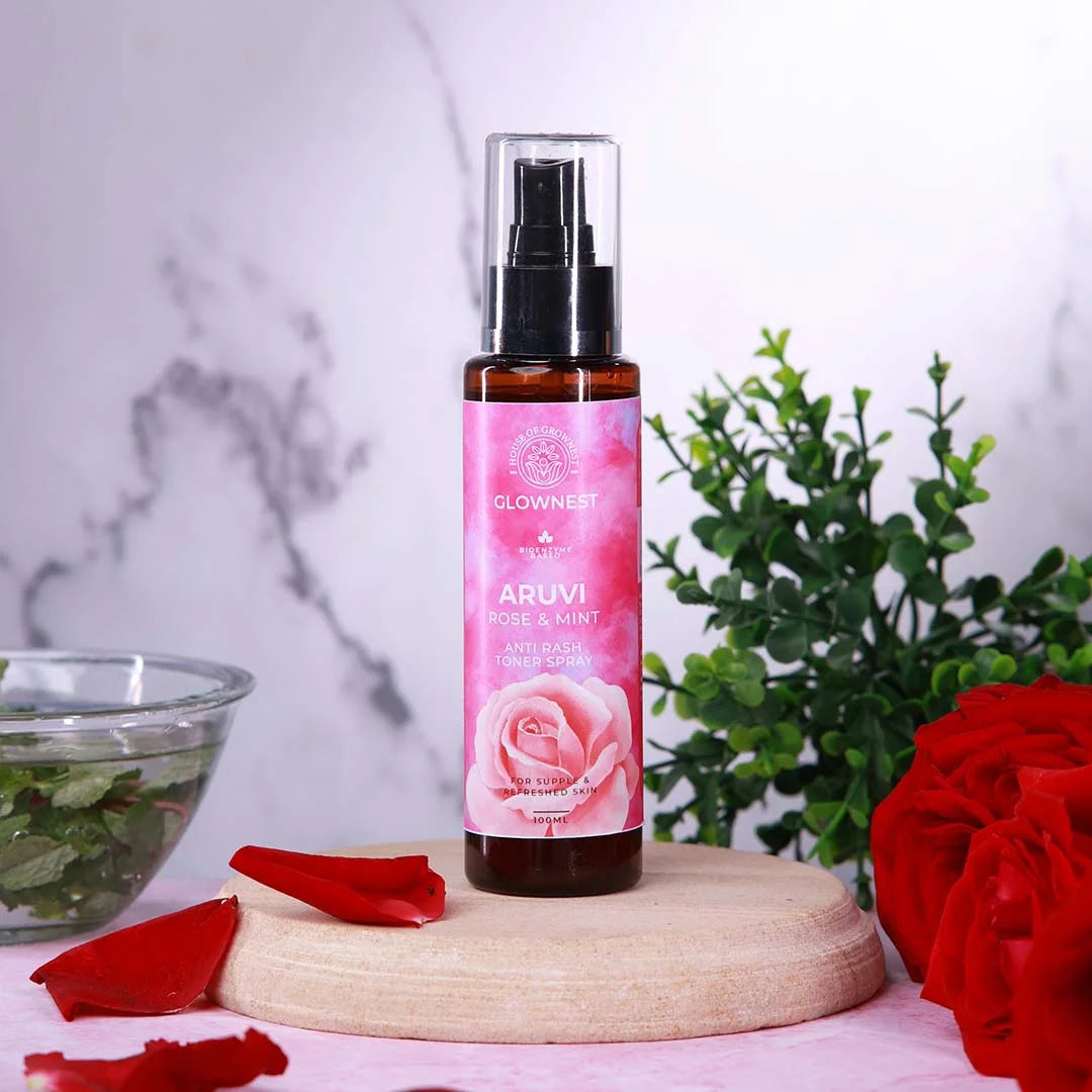 "ARUवी" Rose & Mint Anti Rash Toner Spray