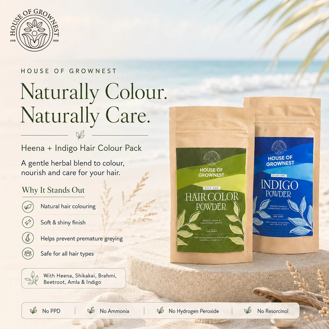 Natural Hair Color Powder