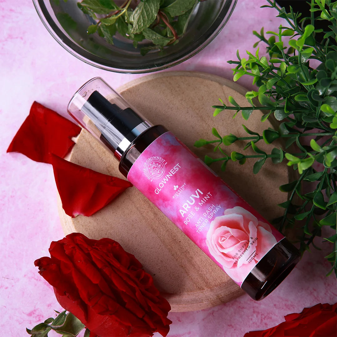 "ARUवी" Rose & Mint Anti Rash Toner Spray