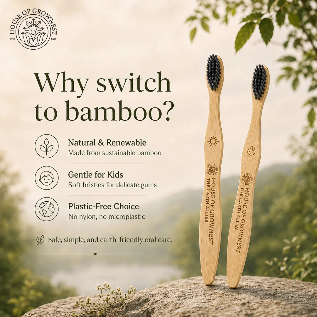 Bamboo Tooth Brush - Kids