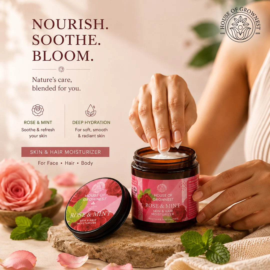 Rose & Mint - Skin & Hair Moisturiser