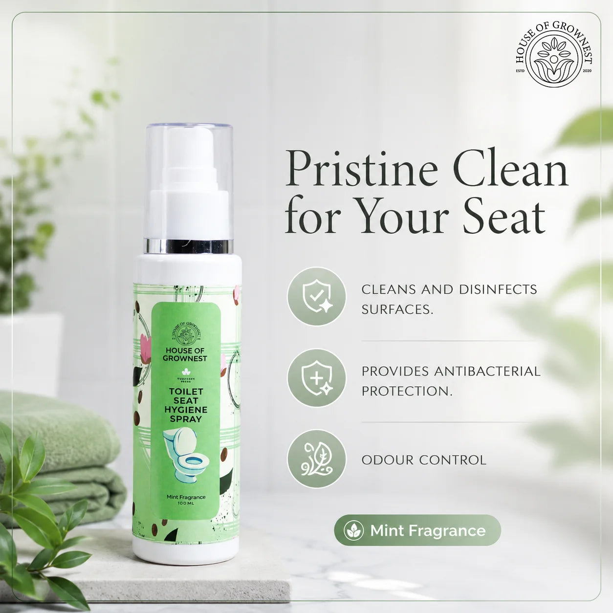 Toilet Seat Hygiene Spray
