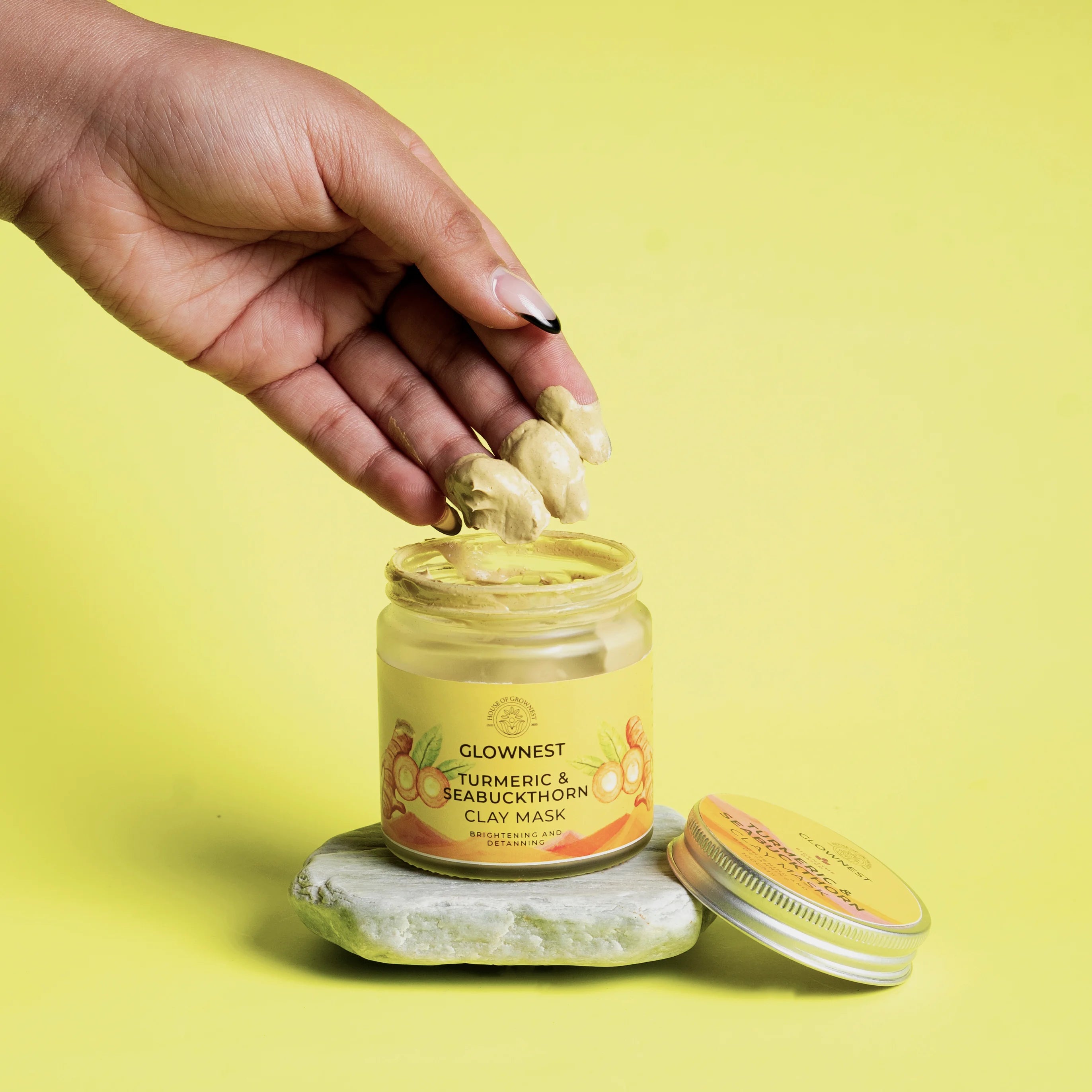 "KASतूरी" Turmeric & Sea Buckthorn Clay Mask