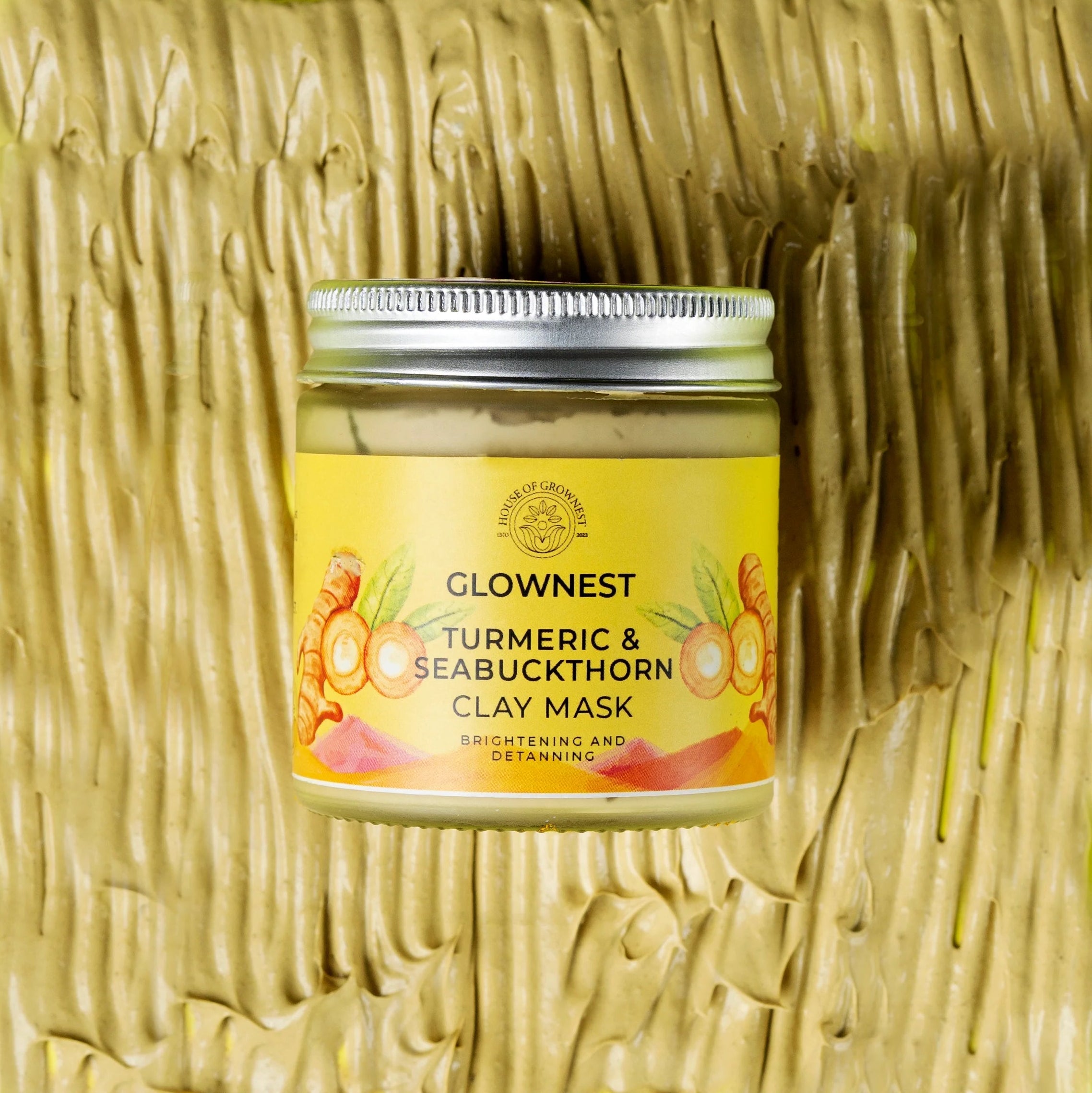 "KASतूरी" Turmeric & Sea Buckthorn Clay Mask