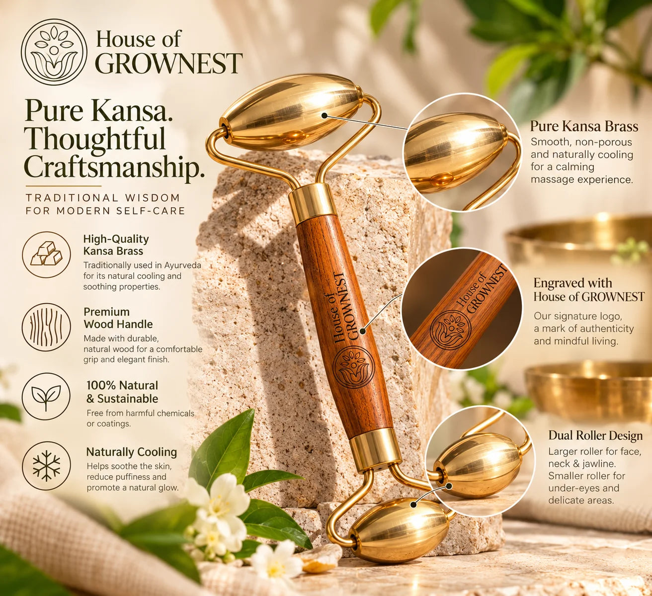 House of Grownest Kansa Face Roller